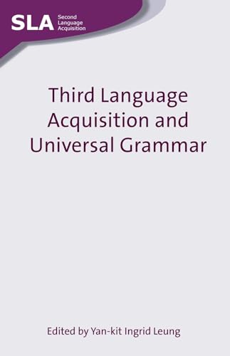 Third Language Acquisition and Universal Grammar (Second Language Acquisition, 37) - Click to Buy