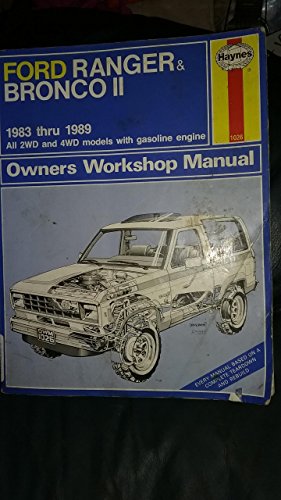 Ford Ranger and Bronco II: Owners Workshop Manual - Click to Buy