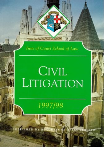 Bar Manual: Civil Litigation: 1997/1998 (Bar Manuals) - Click to Buy