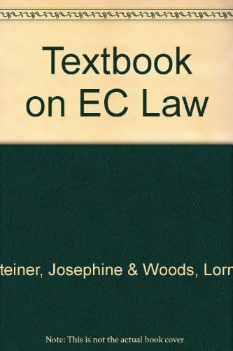 Textbook on EC Law (Textbook) - Click to Buy