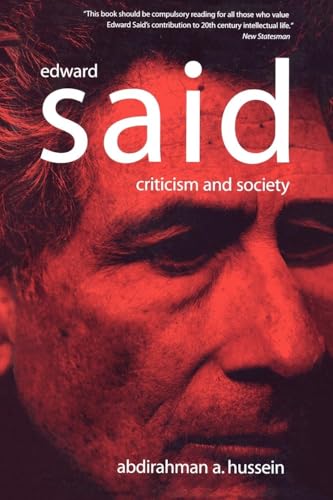 Edward Said: Criticism and Society - Click to Buy