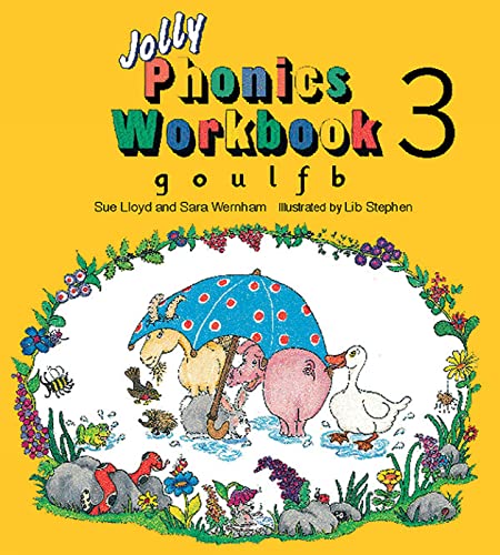 Jolly Phonics Workbook 3: in Precursive Letters (British English edition) (Jolly Phonics Workbooks, set of 1–7) - Click to Buy