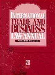 International Trade & Business Law Annual Vol VI - Click to Buy
