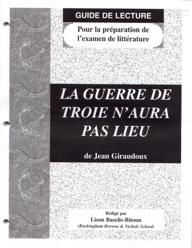 Study Guide - La Guerre de Troie - Click to Buy