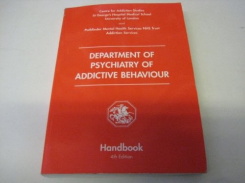 Department of Psychiatry of Addictive Behaviour: Handbook - Click to Buy