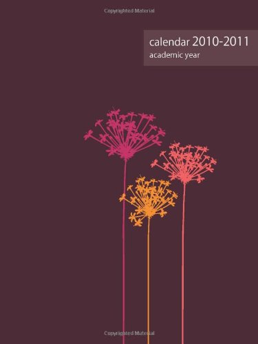 2010-2011 Academic POCKET Planner: pink dandelion