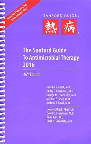 The Sanford Guide to Antimicrobial Therapy 2016 Spiralbound (5.5X8.5 in.) - Click to Buy