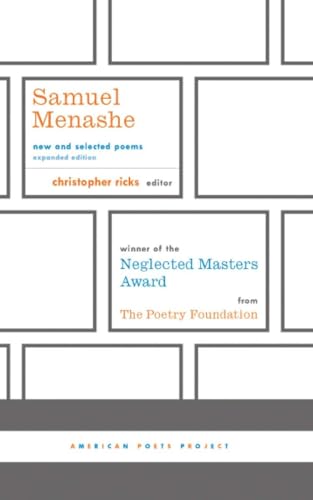 Samuel Menashe: New And Selected Poems - Click to Buy