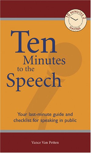 TEN MINUTES TO THE SPEECH - Click to Buy