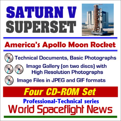 Saturn V Superset - America's Apollo Moon Rocket with Documents, High-Resolution Photographs, and Image Files (Four CD-ROM Set) - Click to Buy