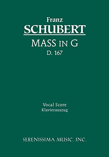 Mass In G, D.167 - Vocal Score