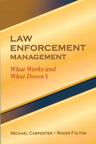 Law Enforcement Management - Click to Buy
