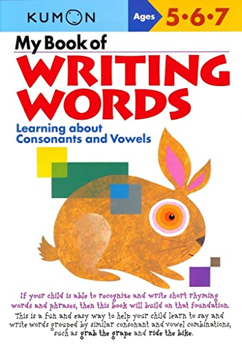 My Book of Writing Words: Consonants & Vowels - Click to Buy