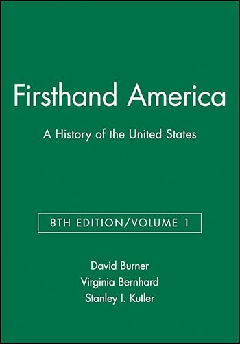 Firsthand America: A History of the United States, Volume 1