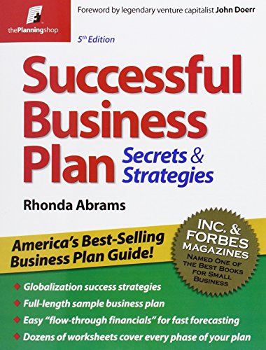 Successful Business Plan: Secrets & Strategies (Successful Business Plan Secrets and Strategies) - Click to Buy
