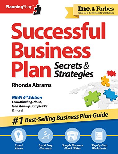 Successful Business Plan: Secrets & Strategies - Click to Buy
