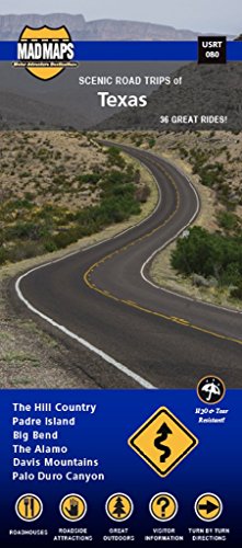 Scenic Road Trips of Texas 26 Great Drives (U.S. Regional Touring Map: Gulf States: Part 2)