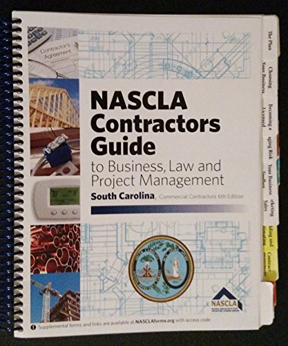 South Carolina Contractors Guide to Business, Law and Project Management for Commercial Contractors - Click to Buy