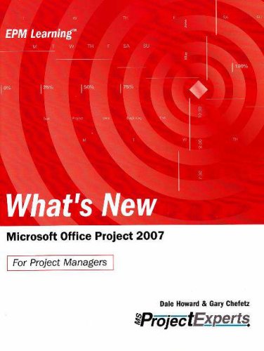 What's New Microsoft Office Project 2007 - Click to Buy