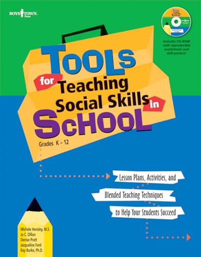 Tools for Teaching Social Skills in School: Lesson Plans, Activities, and Blended Teaching Techniques to Help Your Students Succeed - Click to Buy