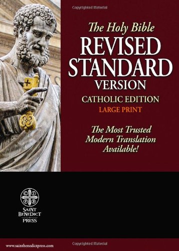 Holy Bible: Revised Standard Version, Burnished-Black, Premium Ultrasoft, Catholic Edition - Click to Buy