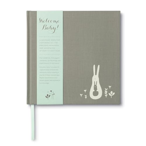 Welcome, Baby! — Aqua Bellyband Edition — A place to capture every miracle and milestone of baby's first year. - Click to Buy