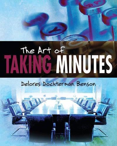 The Art of Taking Minutes - Click to Buy