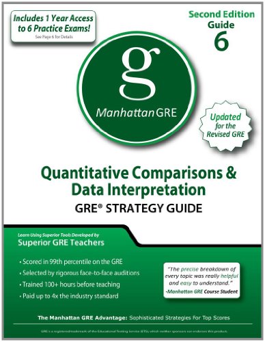 Quantitative Comparisons & Data Interpretations GRE Strategy Guide - Click to Buy