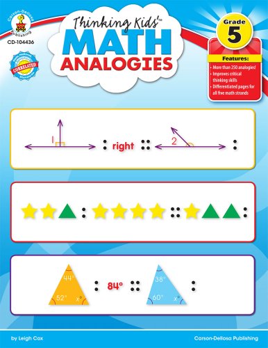 Thinking Kids’™ Math Analogies, Grade 5 - Click to Buy