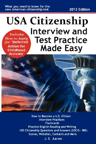 USA Citizenship Interview and Test Practice Made Easy - Click to Buy
