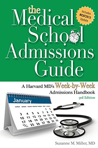 The Medical School Admissions Guide: A Harvard MD's Week-By-Week Admissions Handbook, 3rd Edition - Click to Buy