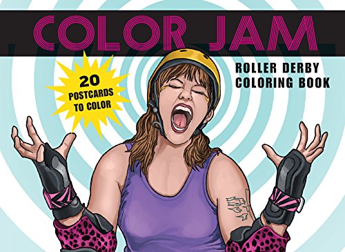 Color Jam Roller Derby Coloring Book - Click to Buy