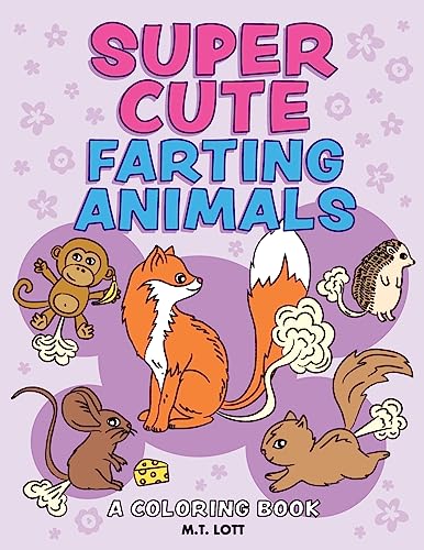 Super Cute Farting Animals Coloring Book (Funny Coloring Books) - Click to Buy