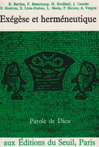 Exégèse et herméneutique - Click to Buy