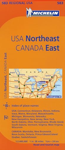 Michelin USA: Northeast, Canada: East Map 583 (Maps/Regional (Michelin)) - Click to Buy