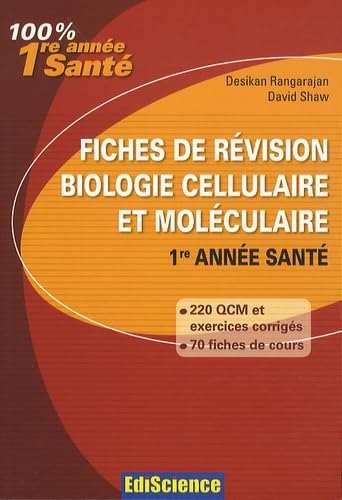 Fiches de révision en biologie cellulaire et moléculaire (French Edition) - Click to Buy