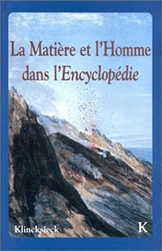 La Matiere Et l'Homme Dans l'Encyclopedie (Actes Et Colloques) (French Edition) - Click to Buy