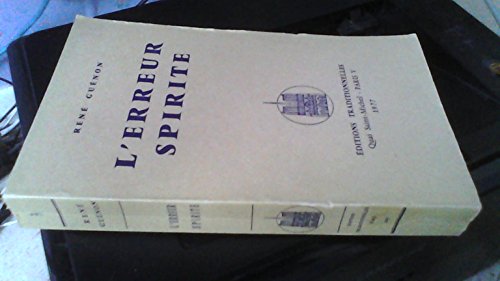L'Erreur spirite - Click to Buy