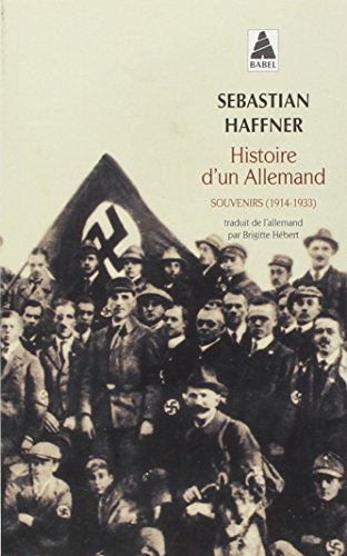 HISTOIRE D'UN ALLEMAND : SOUVENIRS (1914-1933) - Click to Buy