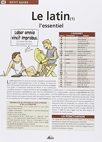 Le latin (1) l'essentiel - Click to Buy