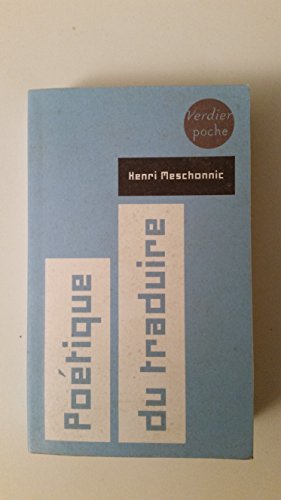 POÉTIQUE DU TRADUIRE - Click to Buy