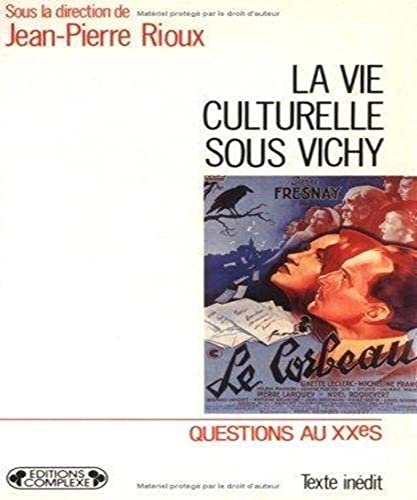 La Vie culturelle sous Vichy (French Edition) - Click to Buy