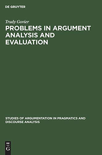 Problems in Argument Analysis and Evaluation