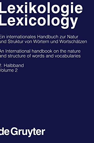 Lexikologie / Lexicology. 2. Halbband - Click to Buy