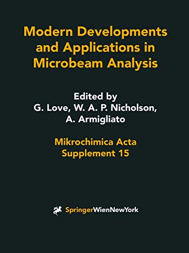 Modern Developments and Applications in Microbeam Analysis - Click to Buy