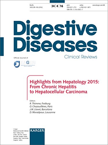 Highlights from Hepatology 2015: From Chronic Hepatitis to Hepatocellular Carcinoma; Falk Symposium 199, Freiburg, October 2015: Official Congress Report. Special Topic Issue: Digestive Diseases 2016, Vol. 34, No. 4 - Click to Buy