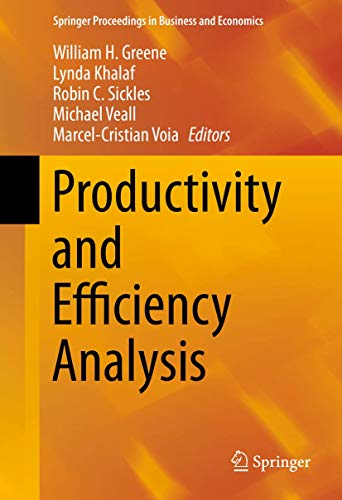 Productivity and Efficiency Analysis - Click to Buy