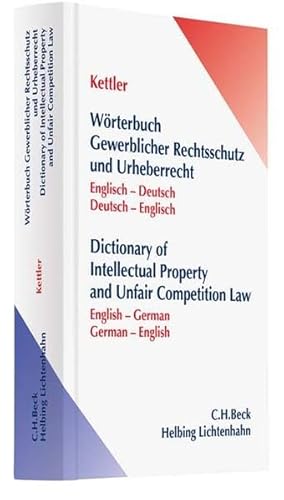 Dictionary of Industrial Property and Copyright Law: English - German / German - English (German Edition) - Click to Buy
