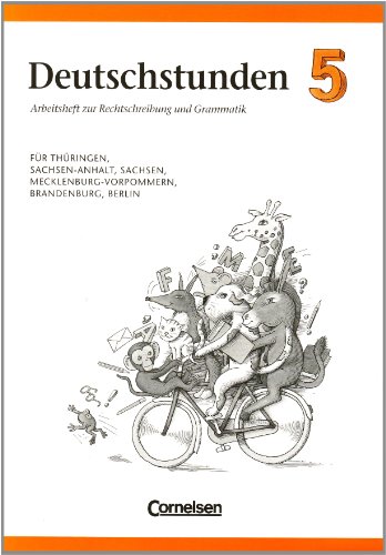 Deutschstunden, Sprachbuch, Ausgabe neue Bundesländer und Berlin, neue Rechtschreibung, 5. Schuljahr - Click to Buy