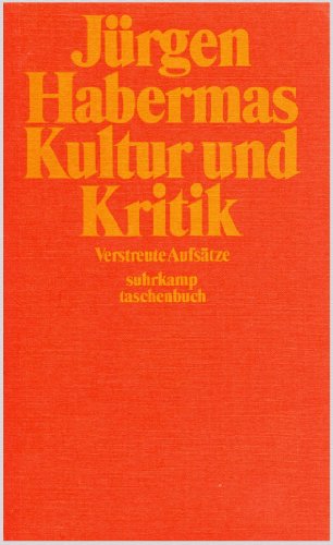 Kultur und Kritik: Verstreute Aufsätze (Suhrkamp Taschenbuch) - Click to Buy